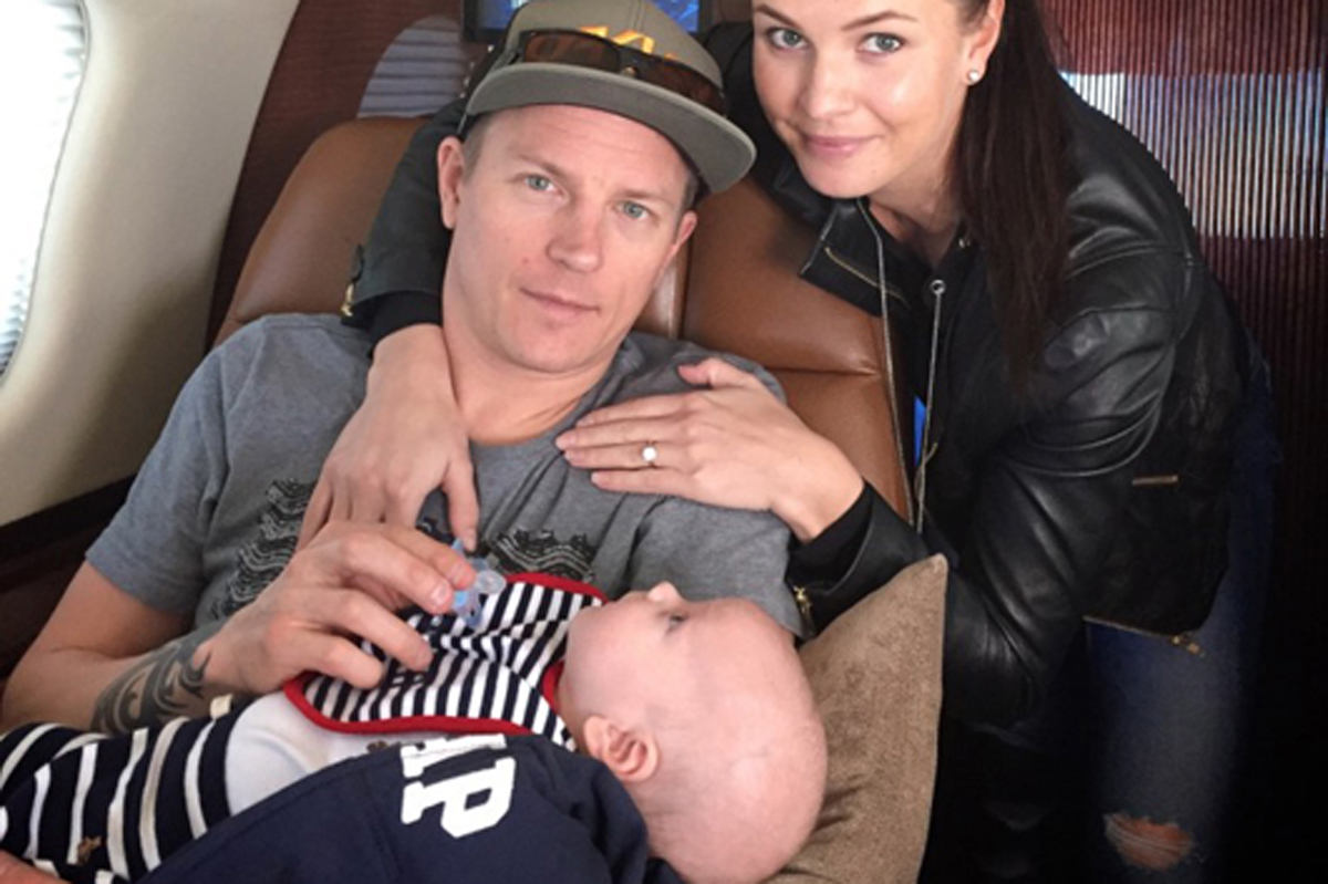 キミ・ライコネン、息子ロビンの写真を公開
