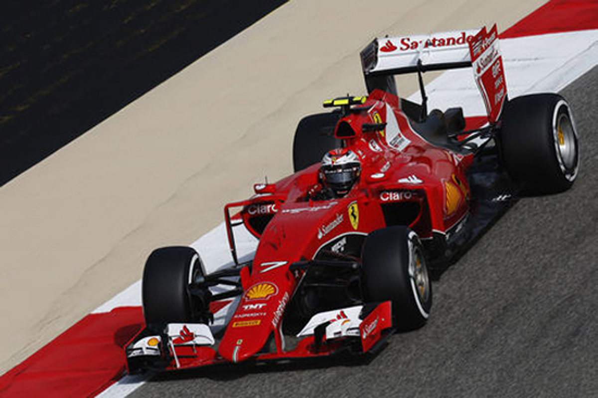 F1バーレーンGP フリー走行1回目：キミ・ライコネンがトップタイム