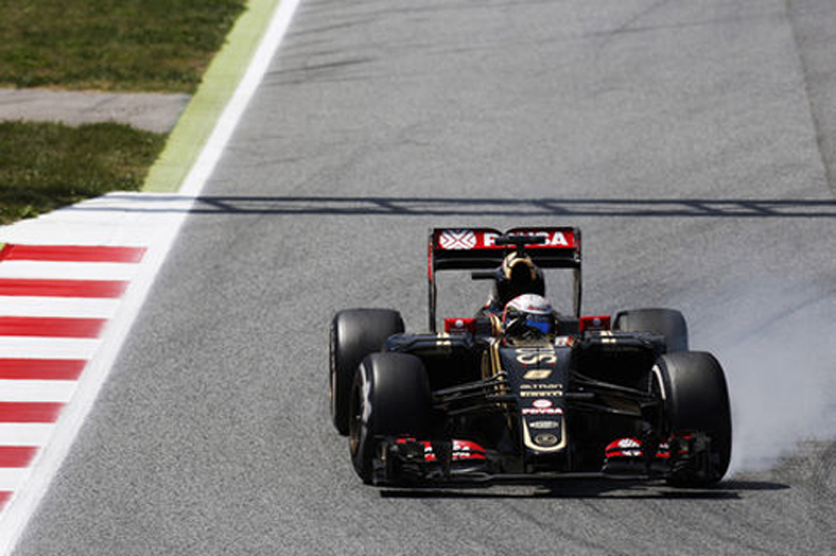 ロータス：ロマン・グロージャンが8位入賞 / F1スペインGP