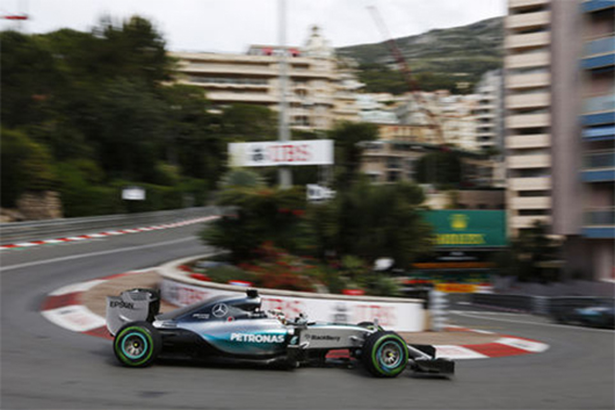 F1モナコGP フリー走行1回目：ルイス・ハミルトンがトップタイム