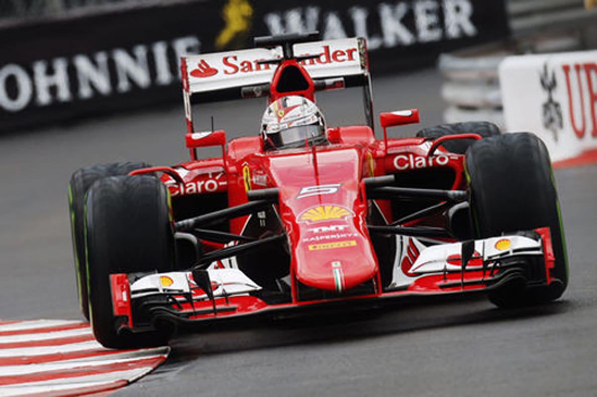 F1モナコGP フリー走行3回目：セバスチャン・ベッテルがトップタイム