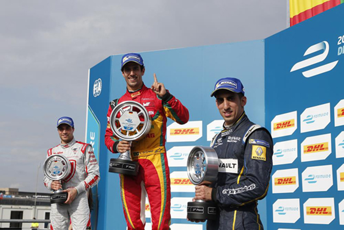 フォーミュラE 第8戦 結果:ルーカス・ディ・グラッシが今季2勝目
