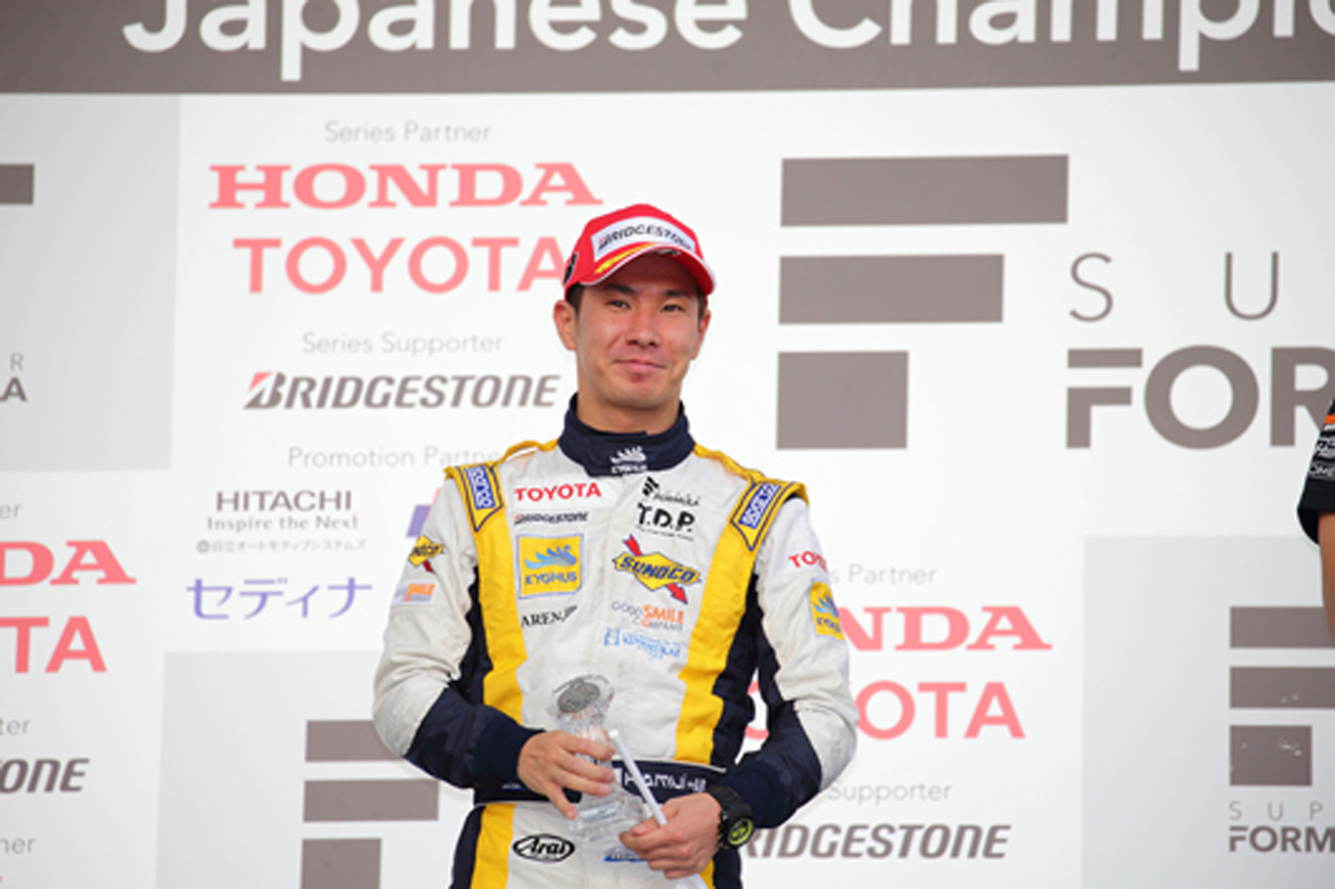 小林可夢偉、第2戦で初表彰台2位 / スーパーフォーミュラ