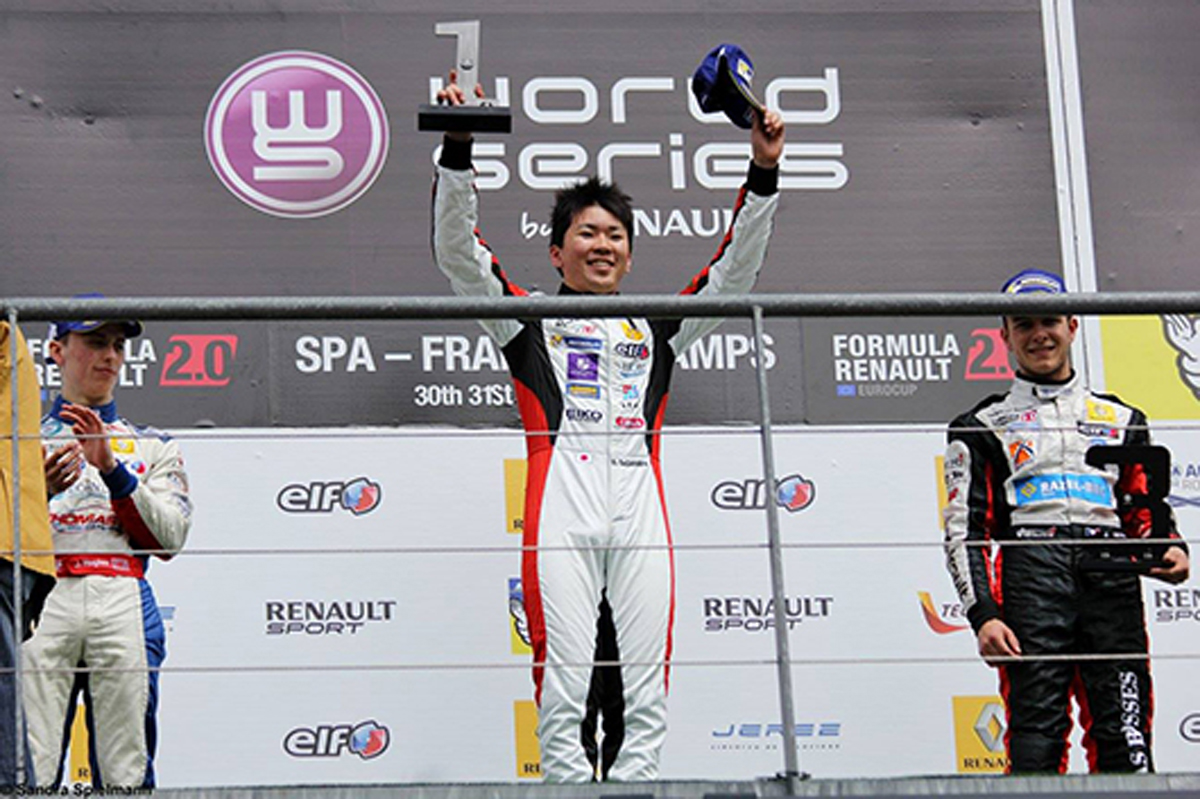笹原右京、優勝とポールポジションと2位 / EURO CUP FR2.0