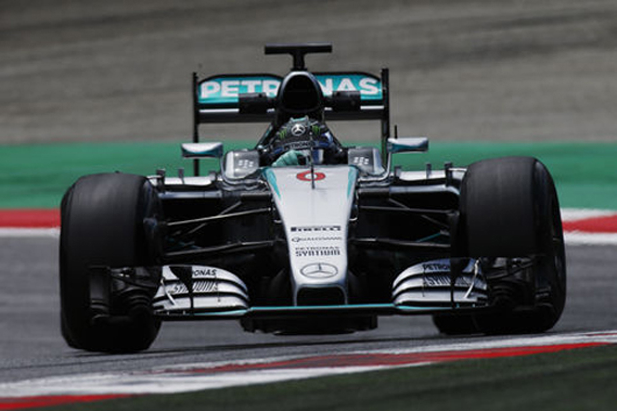 F1オーストリアテスト 2日目：ニコ・ロズベルグがトップタイム
