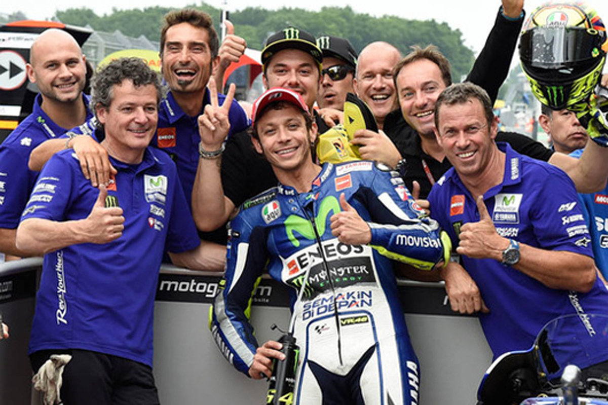 MotoGP:バレンティーノ・ロッシが今季初のポールポジションを奪取