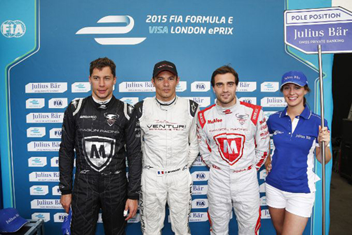 フォーミュラE 最終戦 予選:ステファン・サラザンがポールポジション