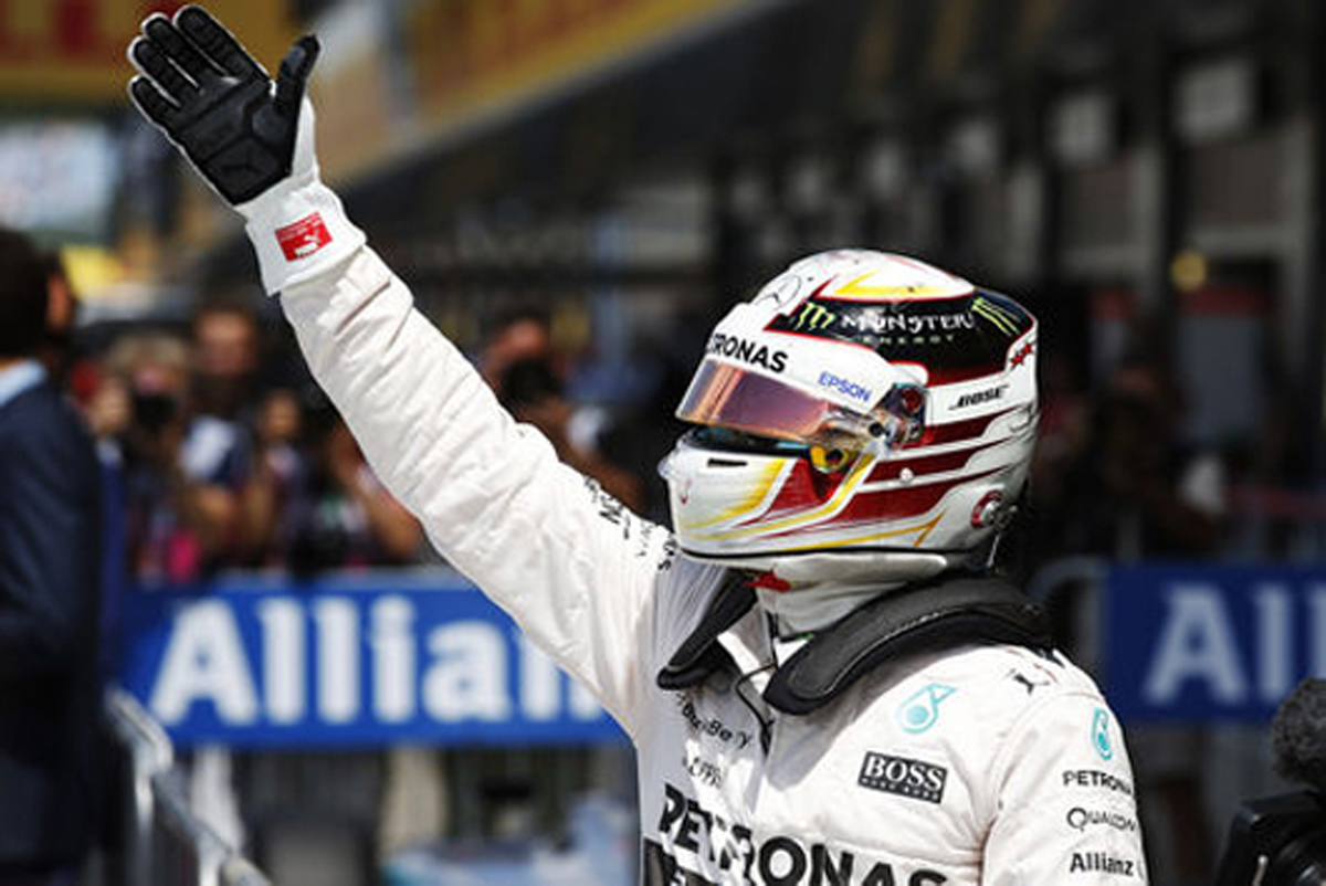 メルセデス：ハミルトンが母国でポール獲得 / F1イギリスGP 予選