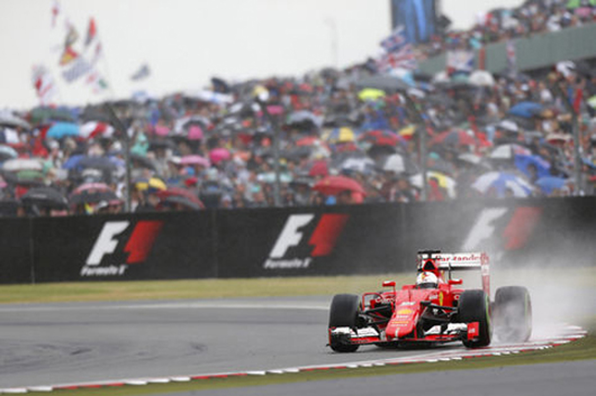 フェラーリ：恵みの雨で3位表彰台 / F1イギリスGP