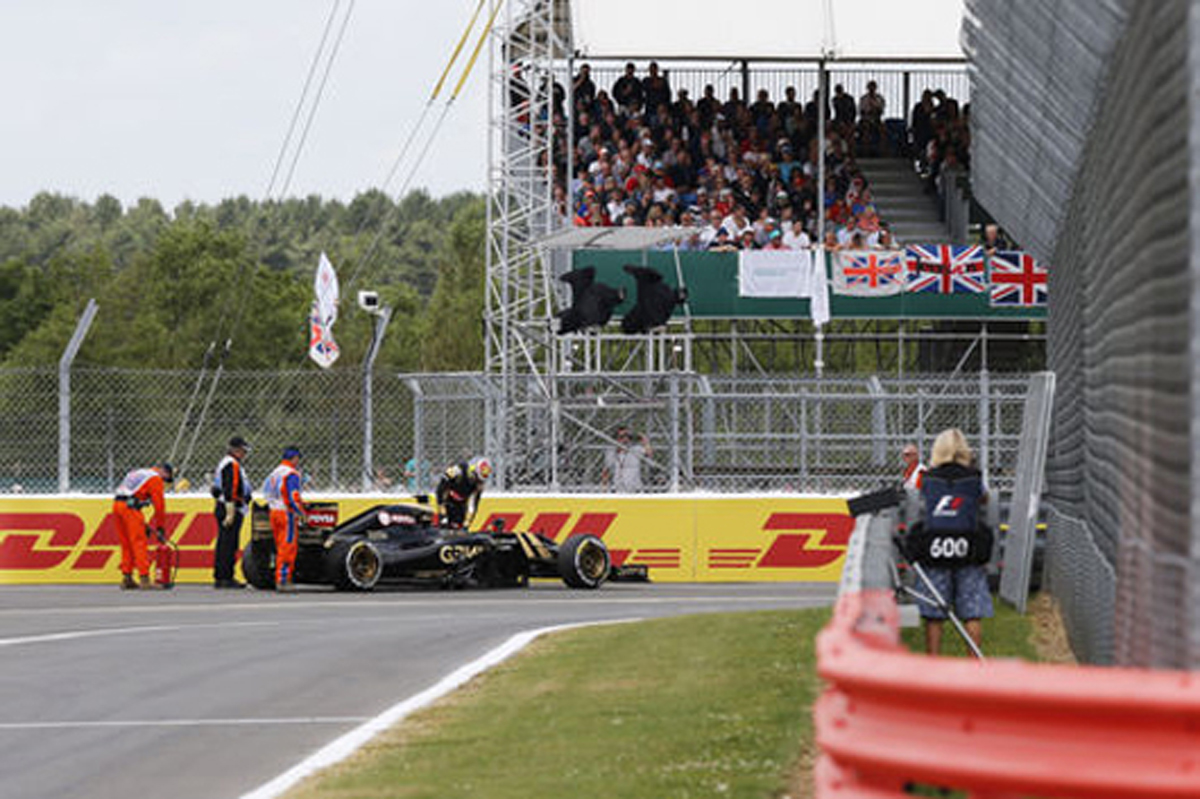 ロータス：わずか1周でダブルリタイア / F1イギリスGP