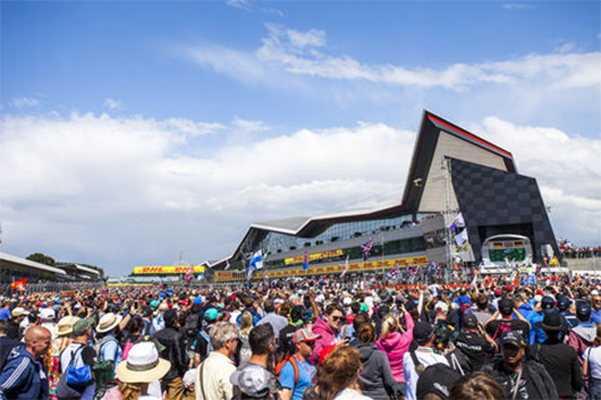F1イギリスGP、14万人の観客動員数を記録