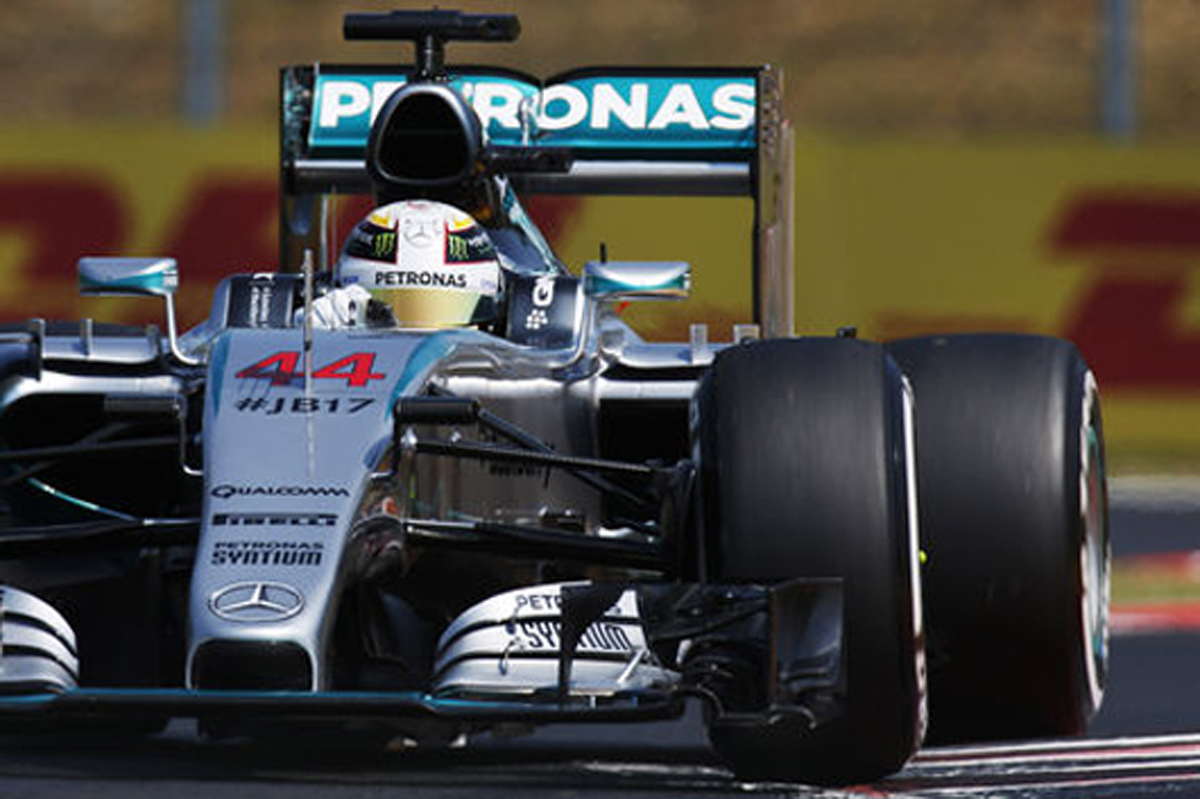 F1ハンガリーGP フリー走行2回目:ルイス・ハミルトンがトップタイム