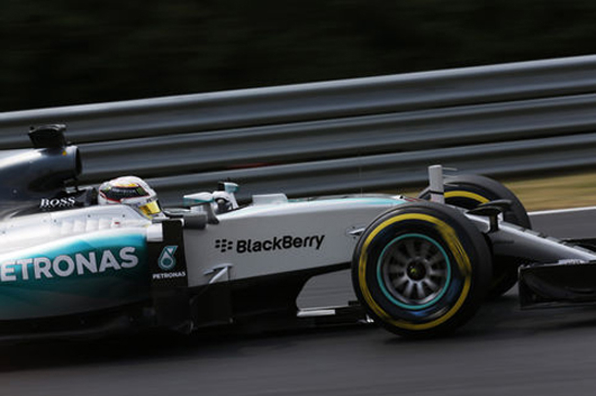 F1ハンガリーGP 予選:ルイス・ハミルトンが5戦連続でポールポジション