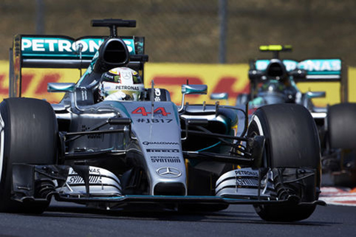 F1ハンガリーGP フリー走行3回目：ルイス・ハミルトンがトップタイム
