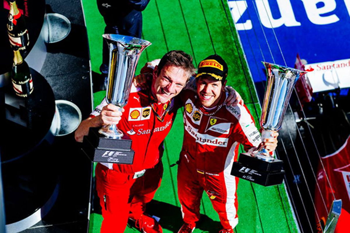 フェラーリ:ジュール・ビアンキに捧げる勝利 / F1ハンガリーGP