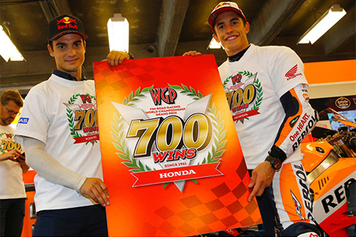 ホンダ、FIMロードレース世界選手権シリーズで通算700勝を達成