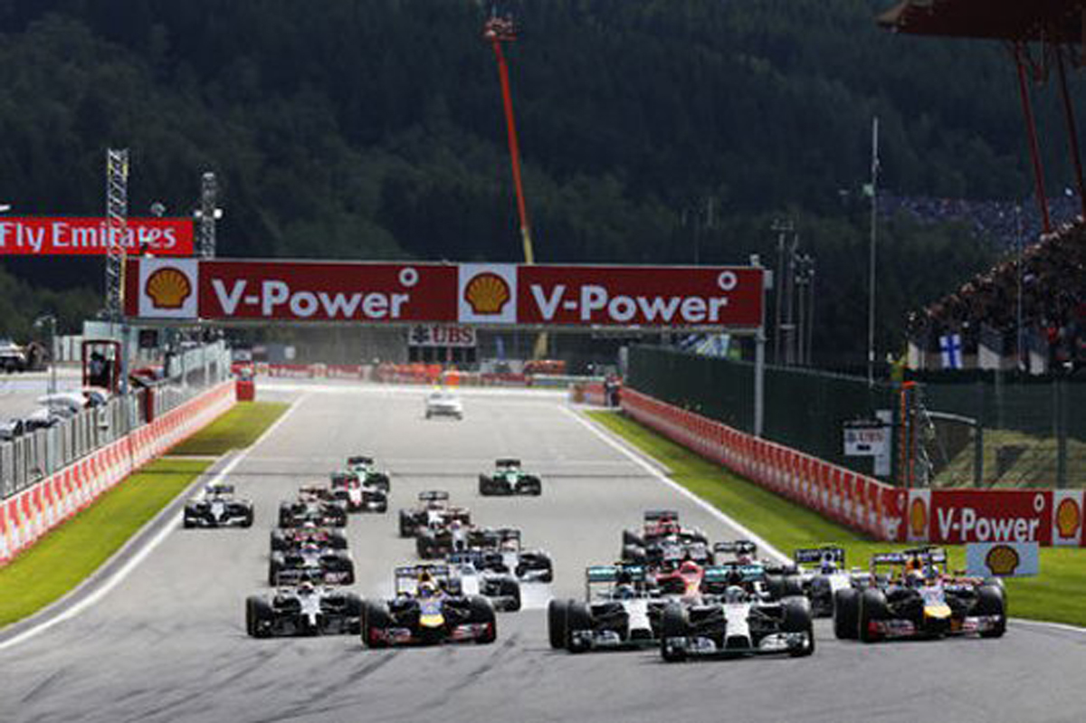 2015年 F1ベルギーGP テレビ放送時間＆タイムスケジュール