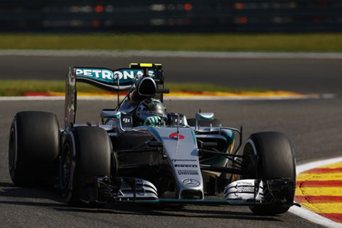 F1ベルギーGP フリー走行1回目：ニコ・ロズベルグがトップタイム