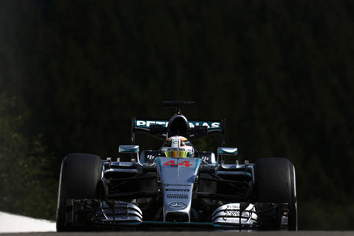 F1ベルギーGP フリー走行3回目：ルイス・ハミルトンがトップタイム