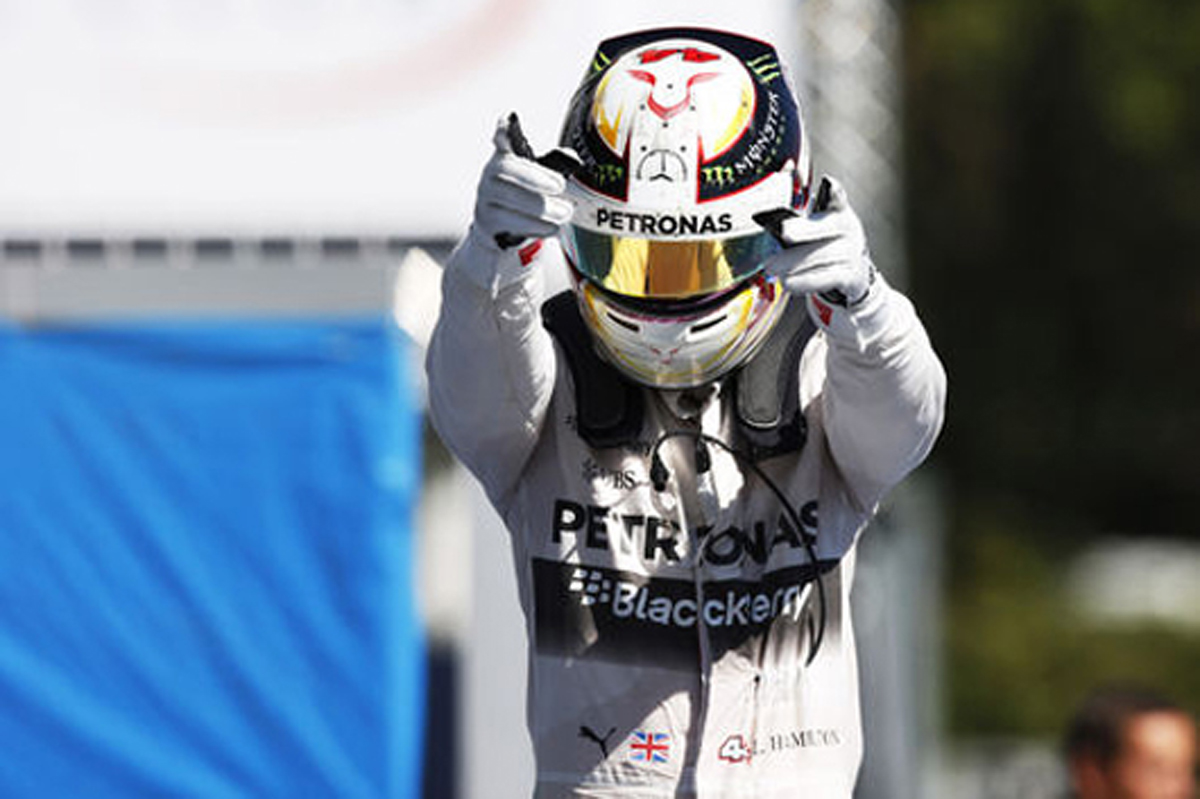 ルイス・ハミルトンの優勝が確定 / F1イタリアGP