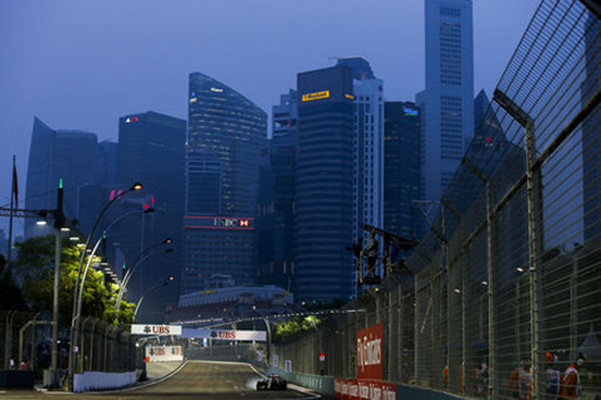 F1シンガポールGP フリー走行1回目：ニコ・ロズベルグがトップタイム