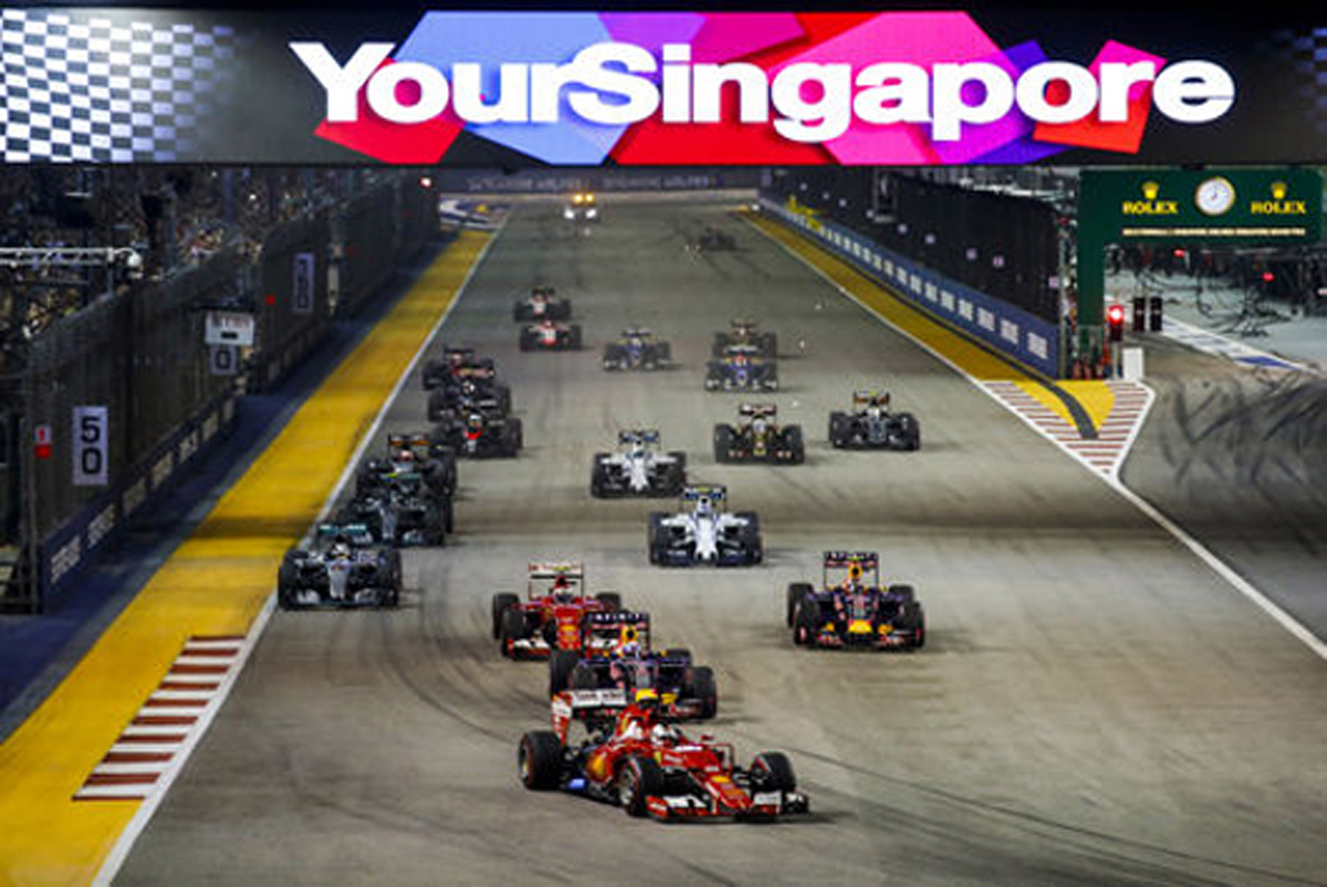 F1シンガポールGP 結果:セバスチャン・ベッテルが今季3勝目!
