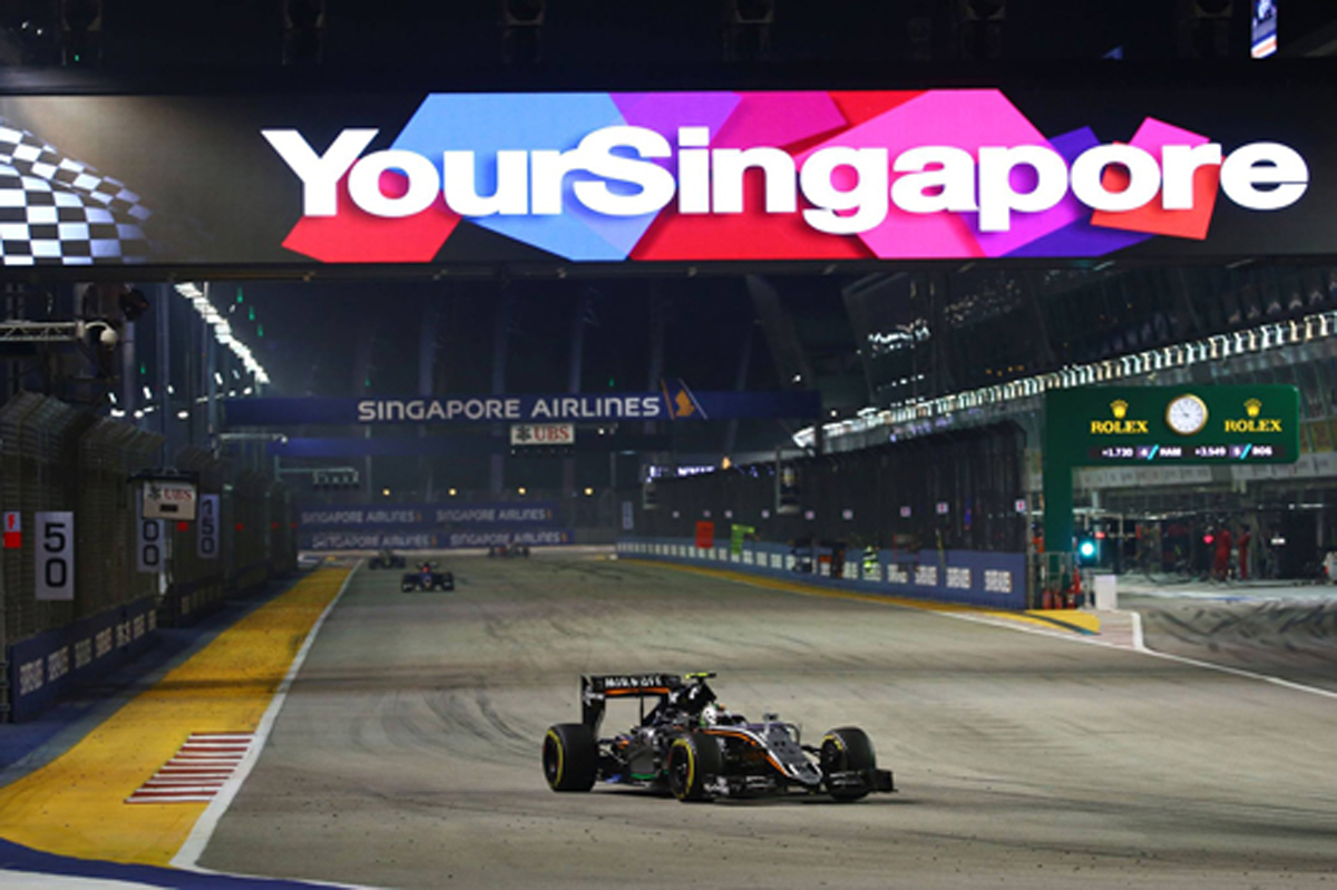 フォース・インディア:セルジオ・ペレスが7位 / F1シンガポールGP