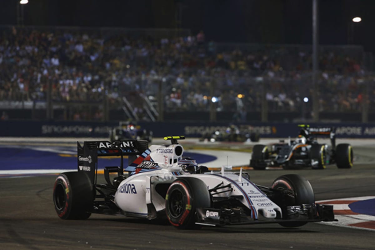 ウィリアムズ:バルテリ・ボッタスが5位 / F1シンガポールGP