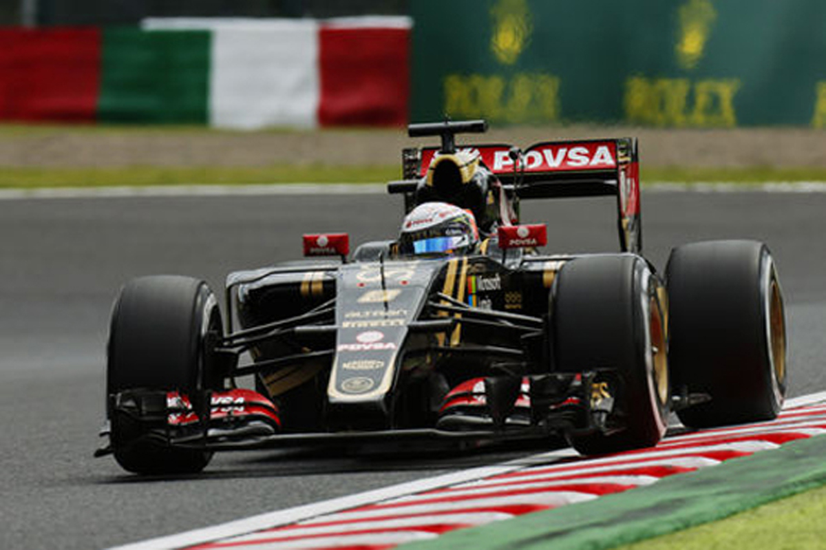 ロータス：ロマン・グロージャンが8番手 / F1日本GP 予選