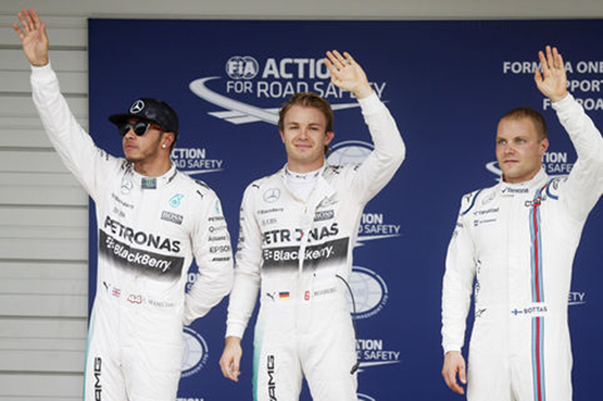 F1日本グランプリ:スターティンググリッド