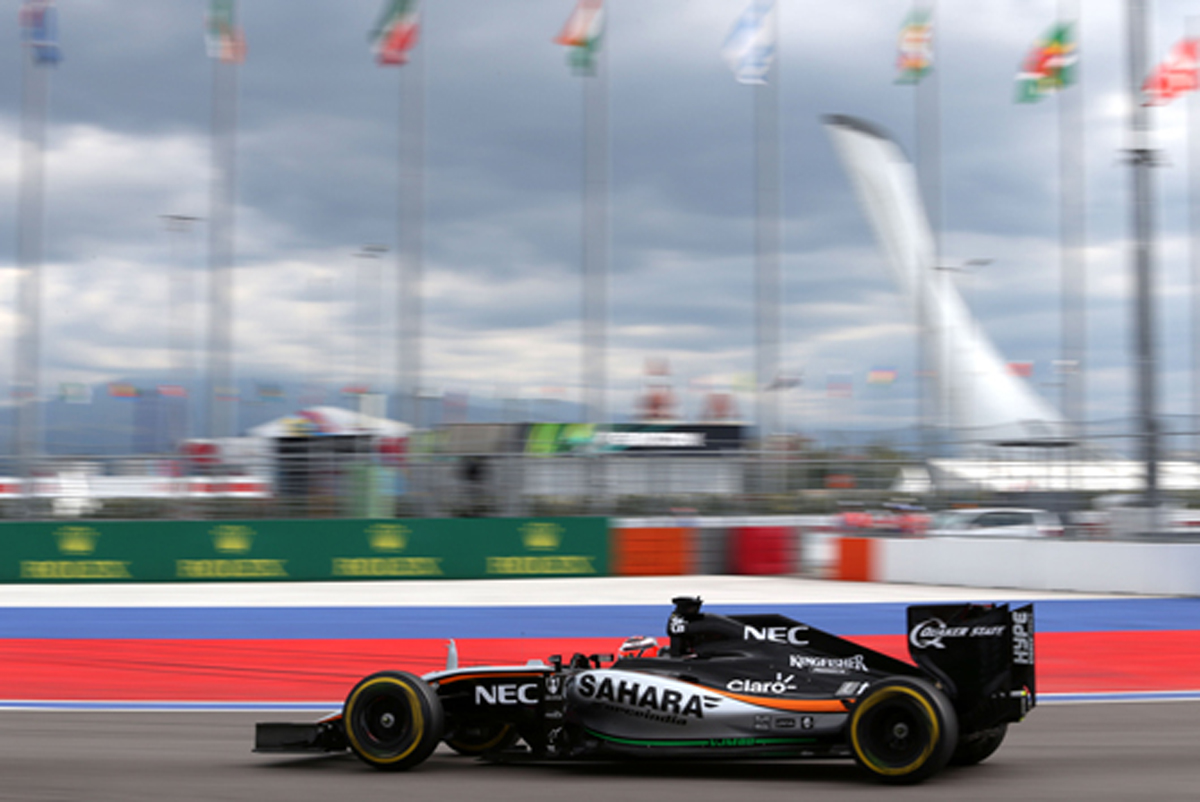 フォース・インディア：揃ってトップ10入り / F1ロシアGP 予選
