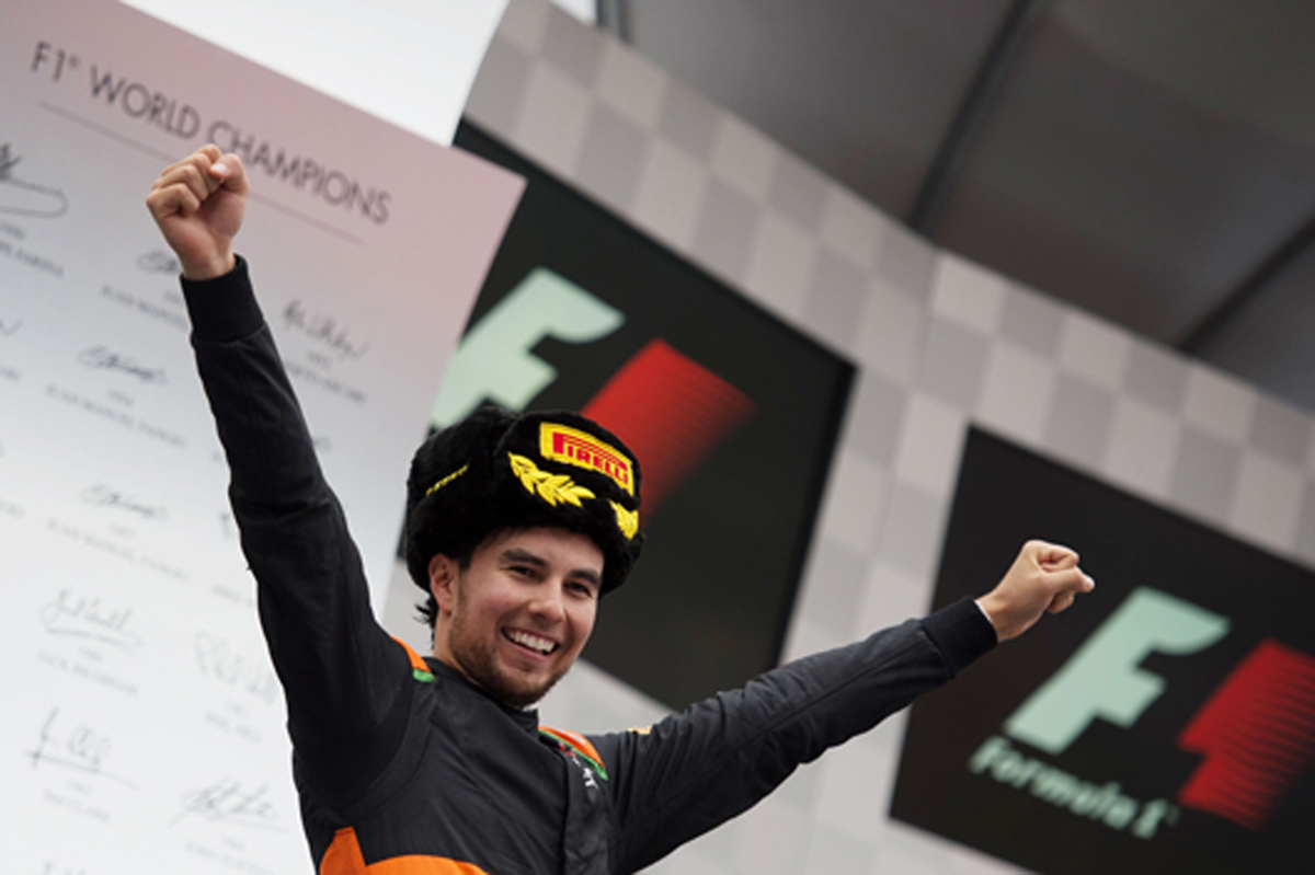 フォース・インディア:セルジオ・ペレスが今季初表彰台 / F1ロシアGP