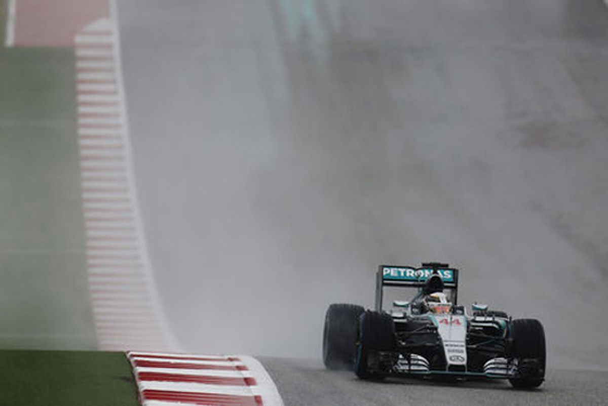 F1アメリカGP フリー走行3回目：ルイス・ハミルトンがトップタイム