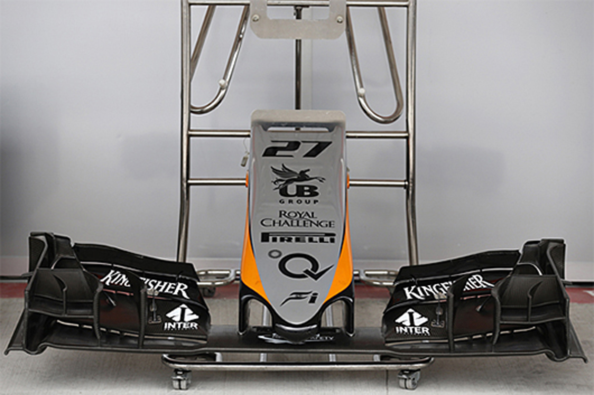 フォース・インディア、F1メキシコGPに新空力パッケージを投入