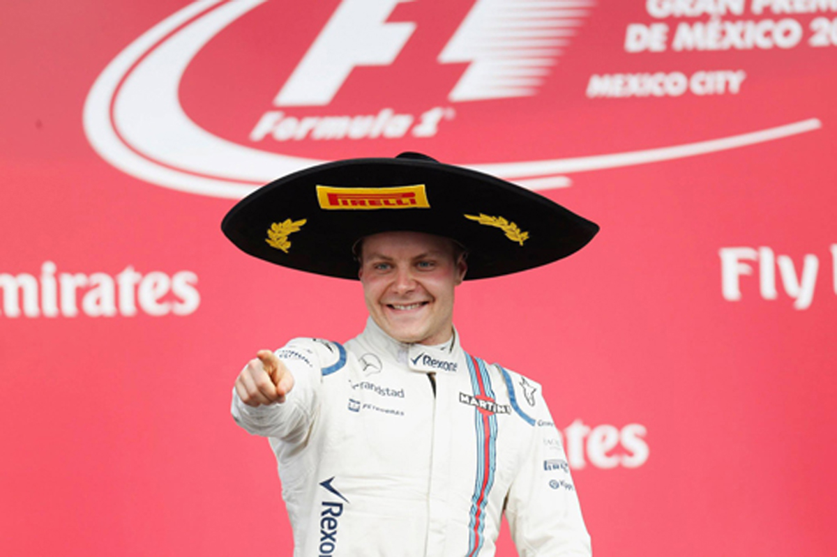 ウィリアムズ：バルテリ・ボッタスが3位表彰台 / F1メキシコGP