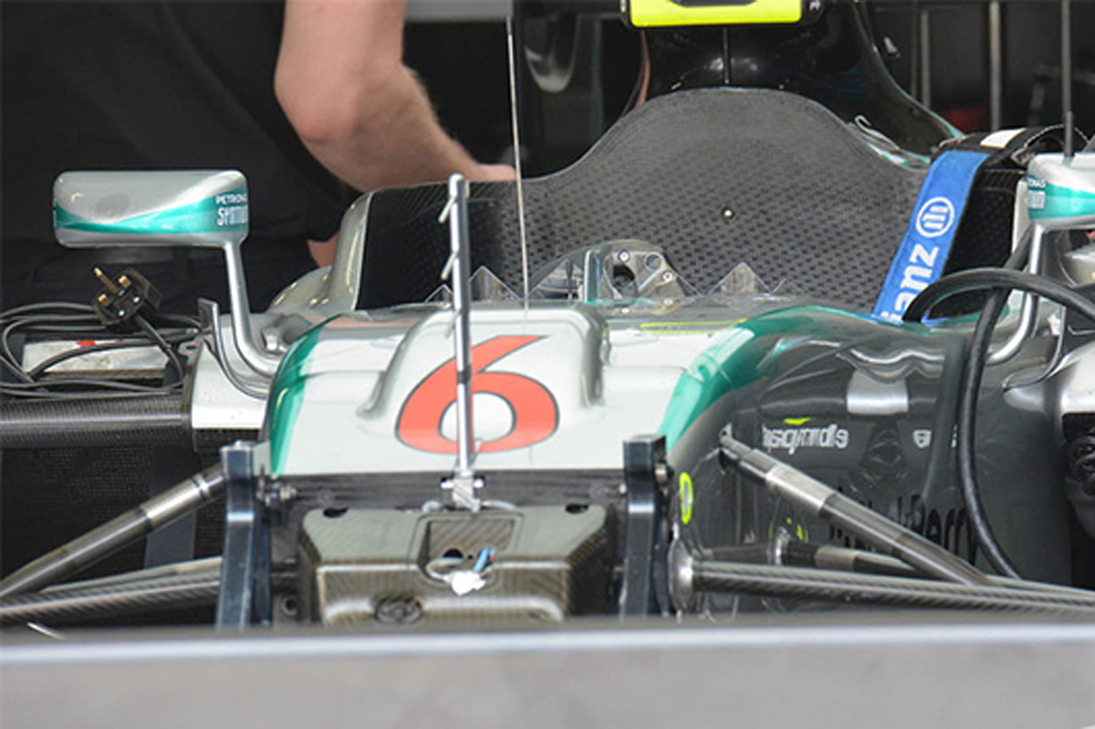 メルセデス、SダクトをF1ブラジルGPでテスト