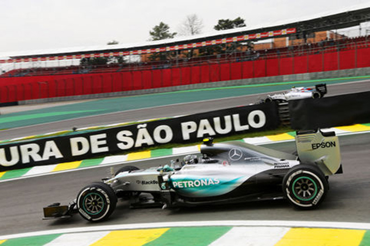 F1ブラジルGP フリー走行2回目:ニコ・ロズベルグがトップタイム