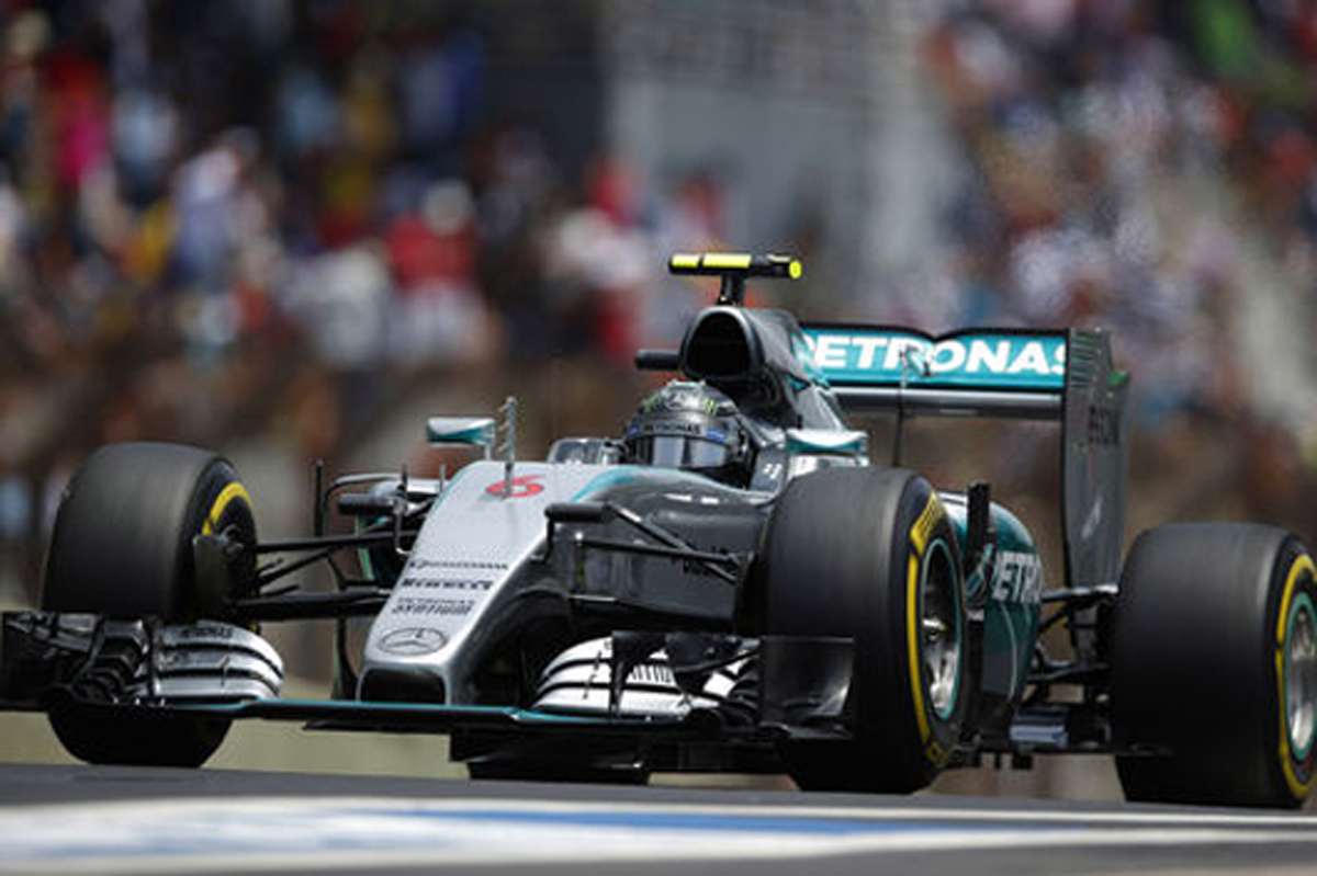 F1ブラジルGP 予選:ニコ・ロズベルグが5戦連続ポールポジション