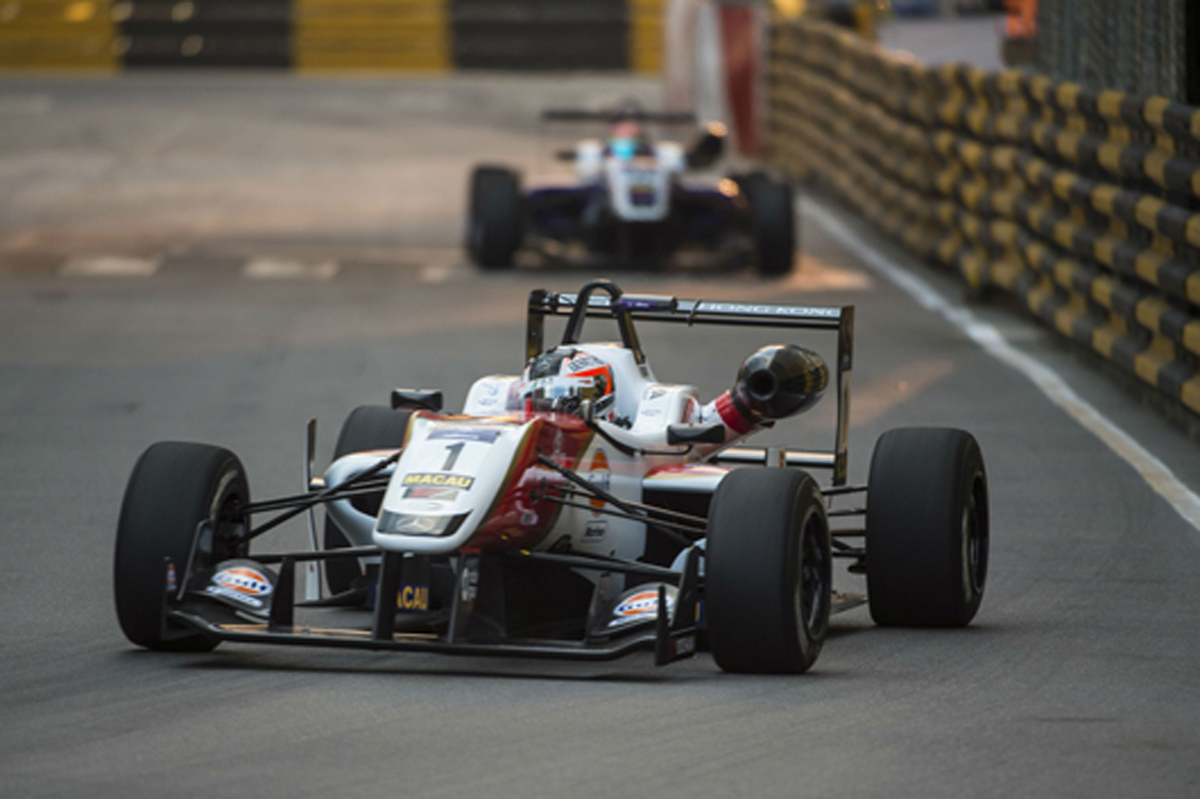 F3マカオGP:フェリックス・ローゼンクヴィストが2年連続でポール獲得
