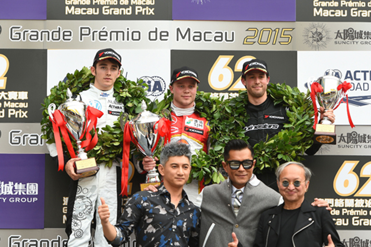 F3マカオGP:予選レースはフェリックス・ローゼンクヴィストが勝利