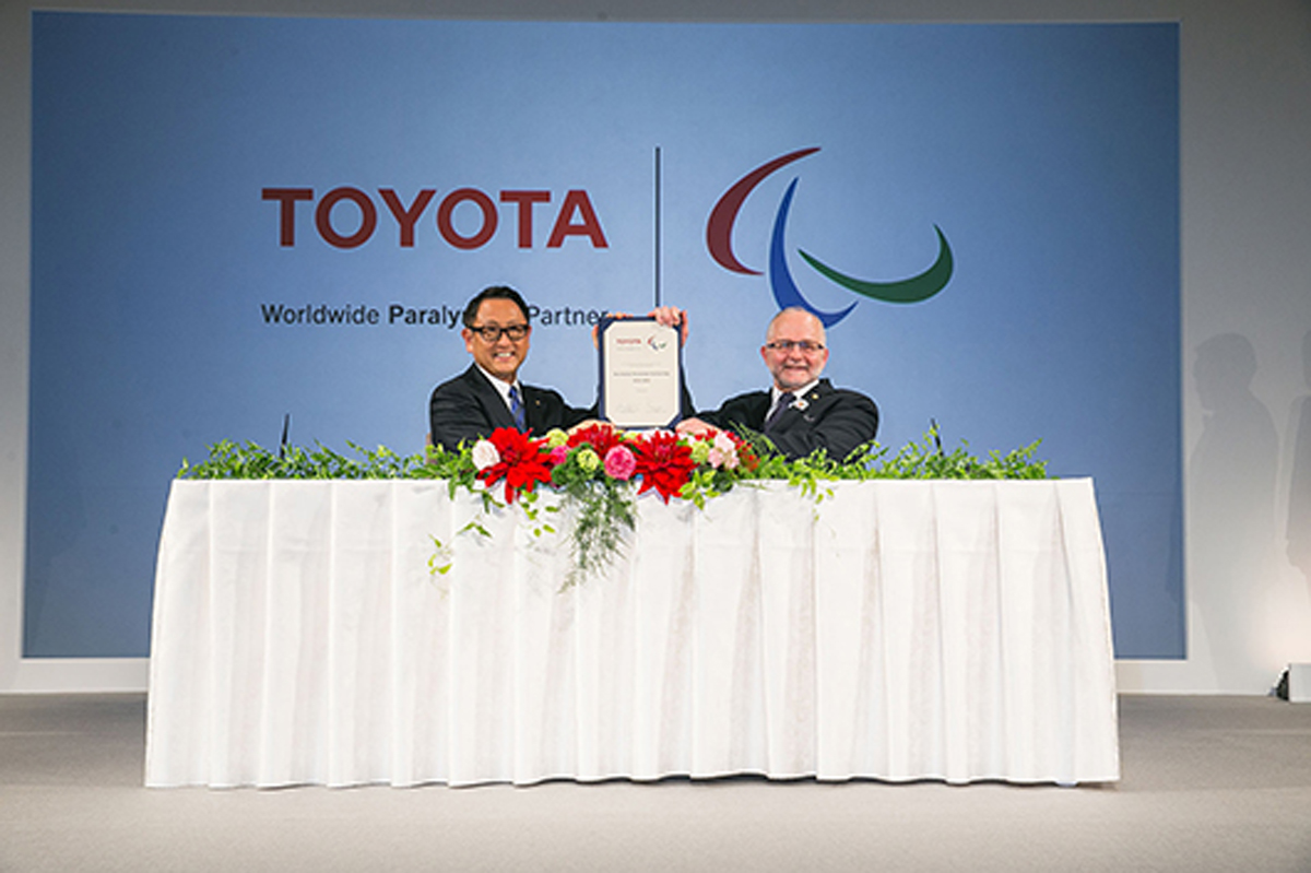トヨタ、IPC ワールドワイド・パラリンピック・パートナーに就任