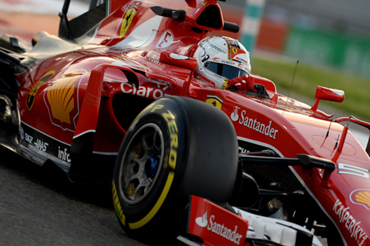 フェラーリ:ベッテルがまさかのQ1敗退 / F1アブダビGP 予選