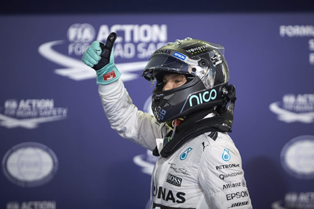 メルセデス：ロズベルグが6戦連続ポール獲得 / F1アブダビGP 予選