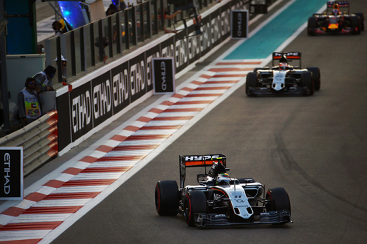 フォース・インディア:ダブル入賞で最終戦を飾る / F1アブダビGP