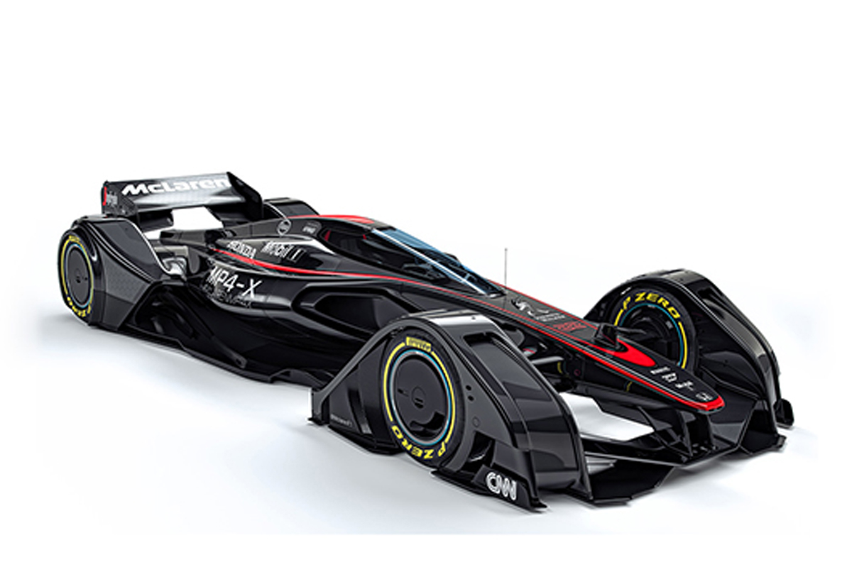 マクラーレン、未来のF1カー『McLaren MP4-X』を公開
