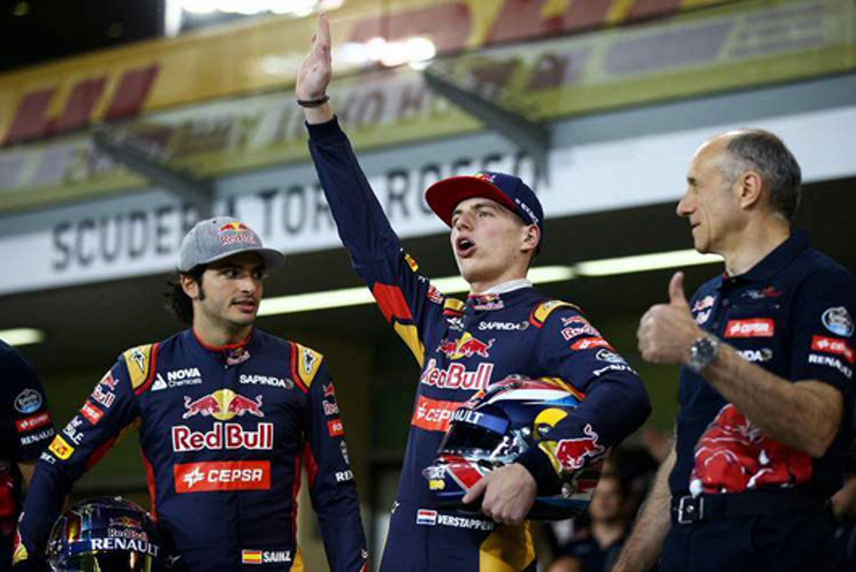 トロ・ロッソ、2016年もフェルスタッペン&サインツを続投へ