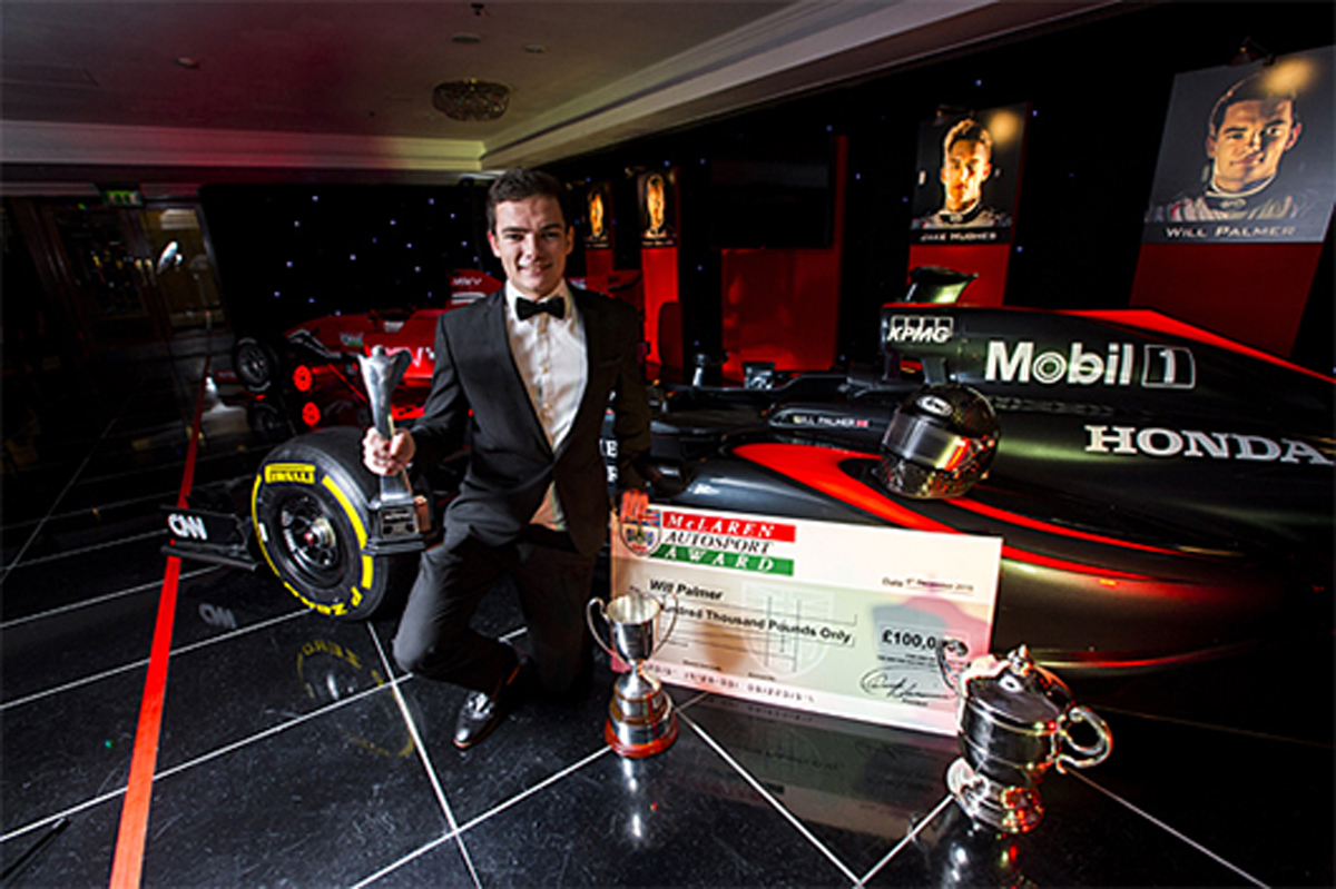 ウィル・パーマー、McLaren Autosport BRDC Award を受賞