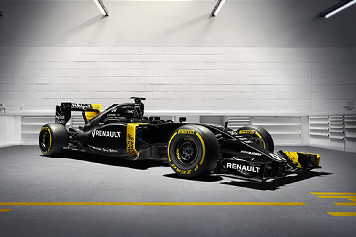 ルノー RS16、カラーリングも暫定