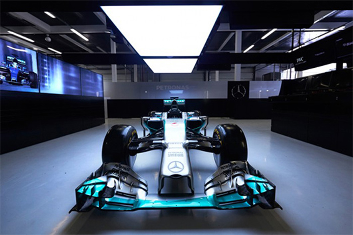 メルセデス W07は昨年マシンの進化型