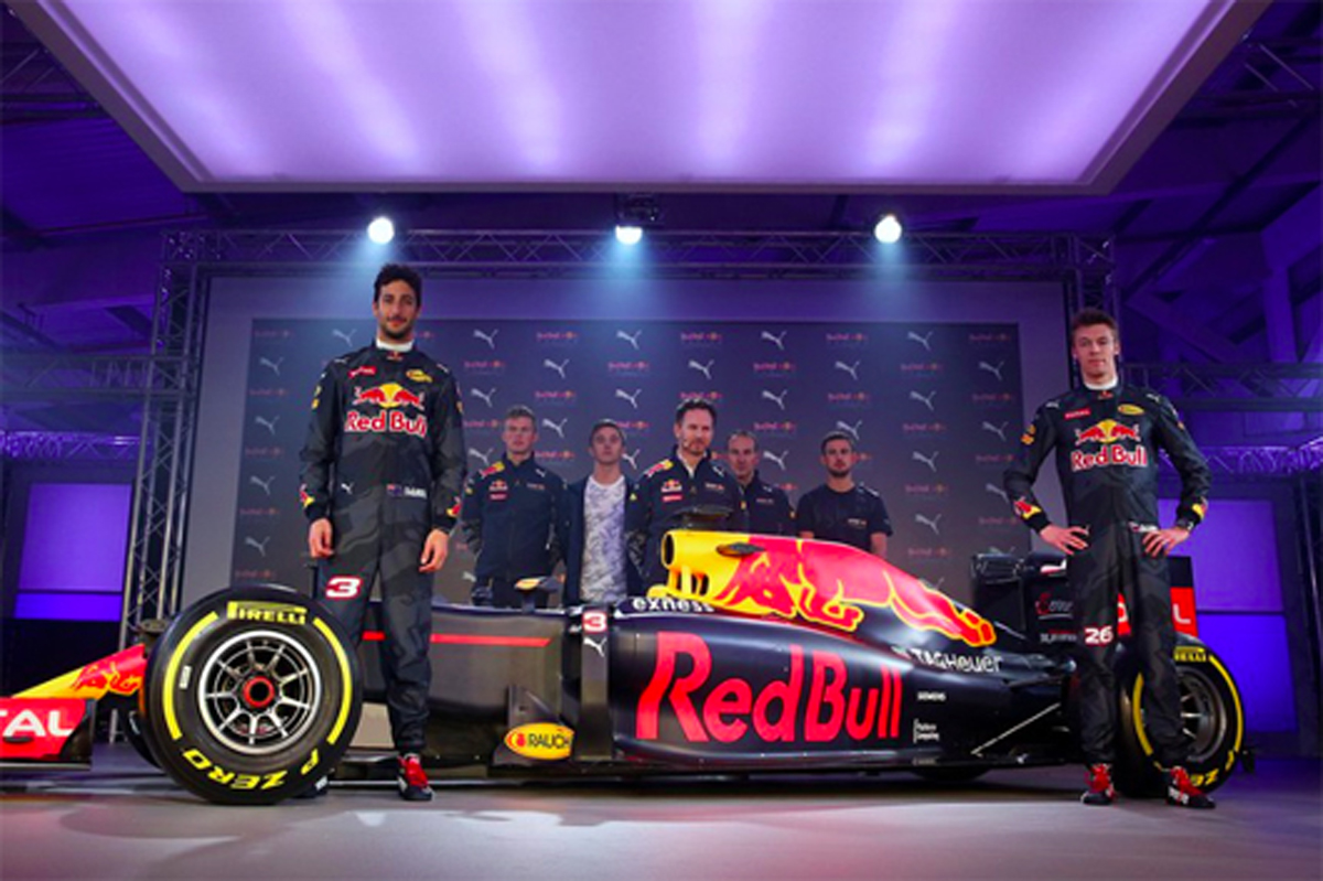 レッドブル、RB12のカラーリングを公開！
